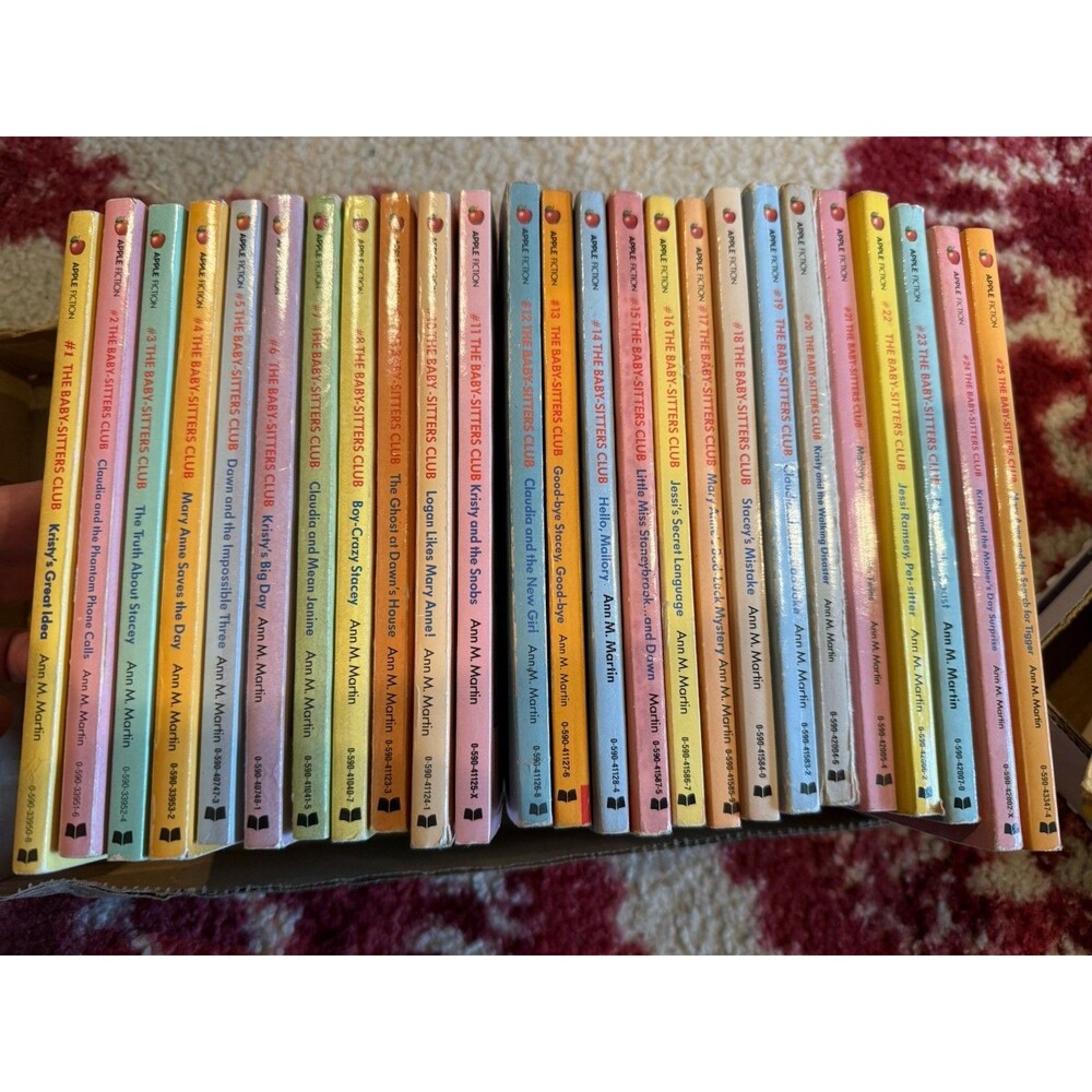 The Baby-Sitters Club Paperback Book Lot Of 25, Numbers 1-25 Vintage